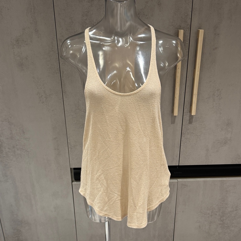 Project Social T Beige Tank Top